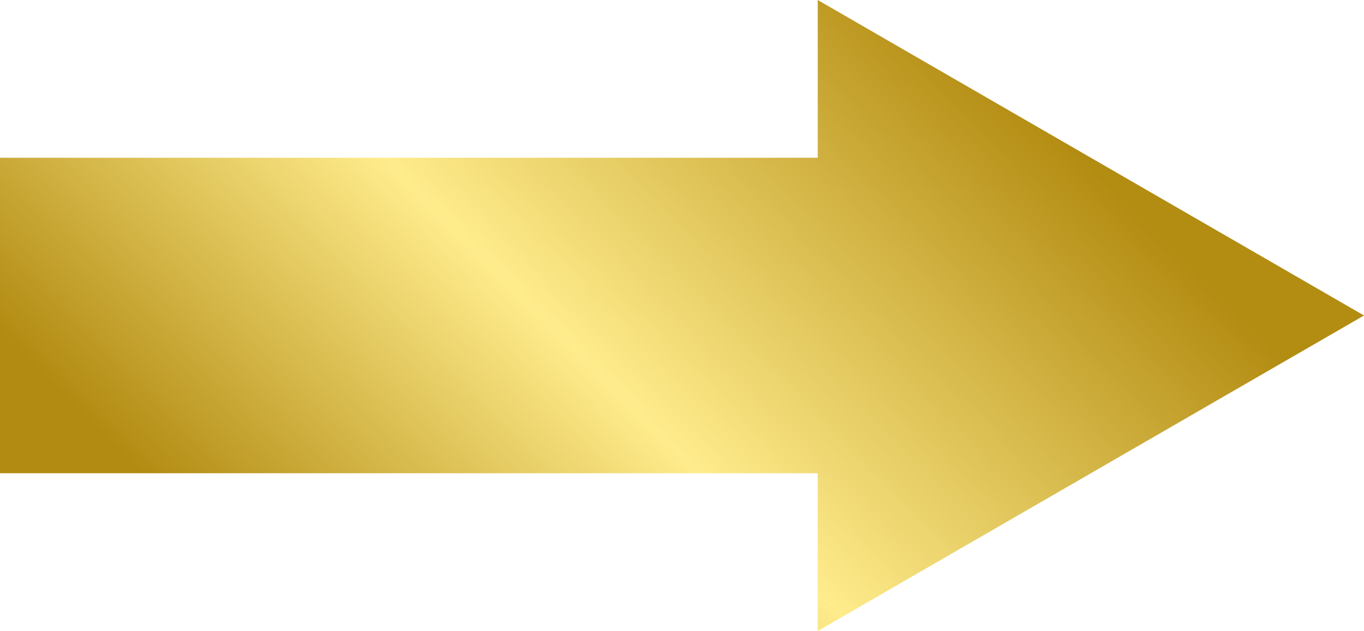 Gold Arrow. Golden Arrow Shape